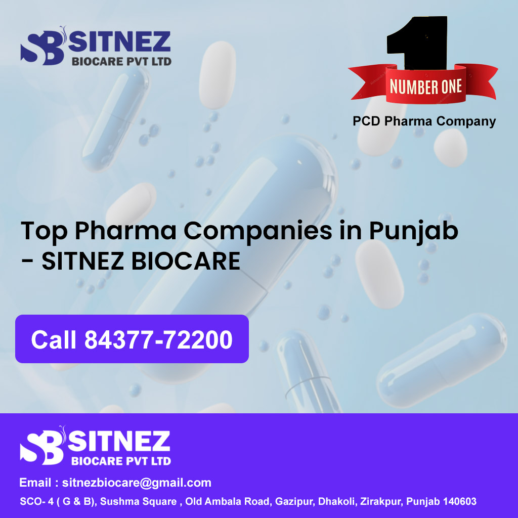 Top Pharma Companies in Punjab- SITNEZ BIOCARE