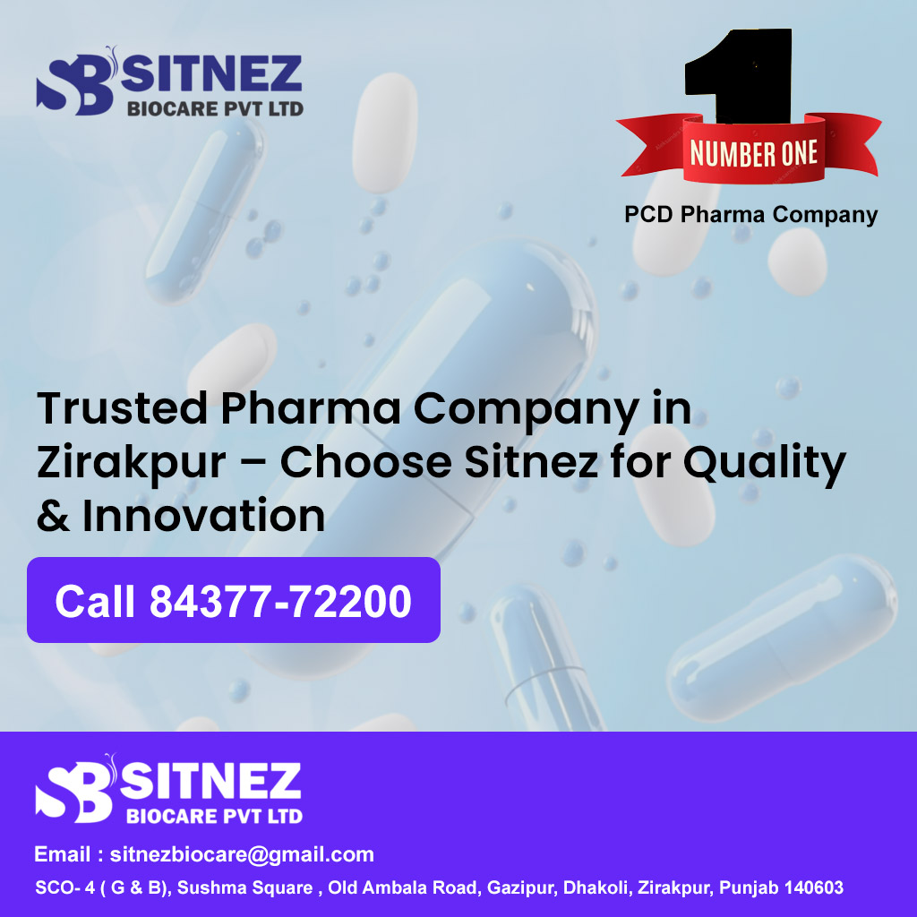 Trusted Pharma Company in Zirakpur